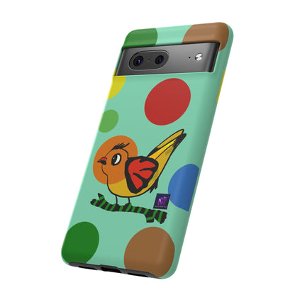 Phone Case - 40 Phone Models- Dotted and Feathered art print