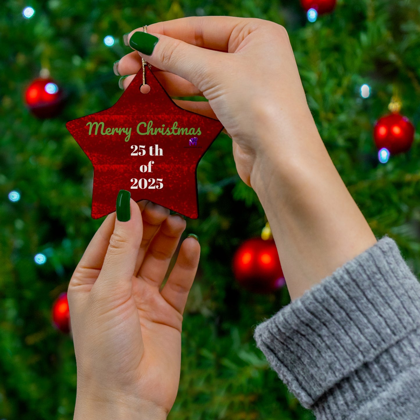 Limited edition Date 25/2025 Ornament (Star,Circle,Heart,Snowflake)
