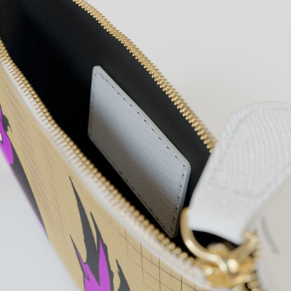 Mini Clutch Bag - Magenta Radiance Print