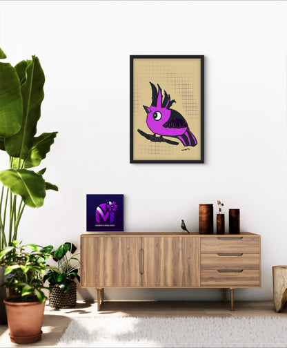 Magenta Radiance - Framed Art