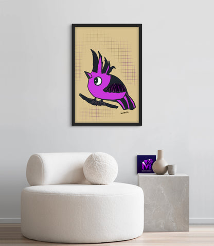 Magenta Radiance - Framed Art