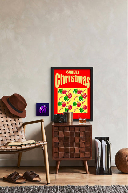 Sweet Christmas Marshmallow duos- Framed Art