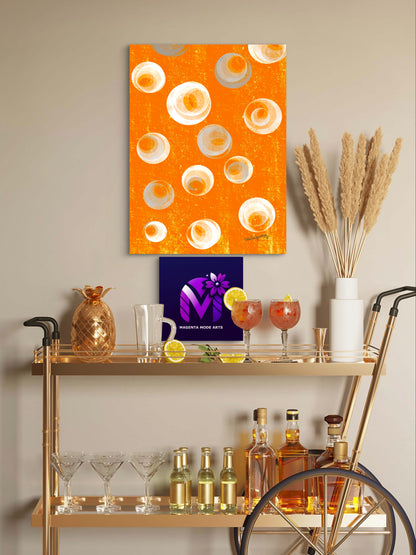 Orange Bubbles - Rolled Posters