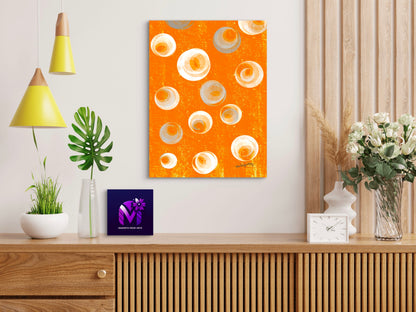 Orange Bubbles - Rolled Posters