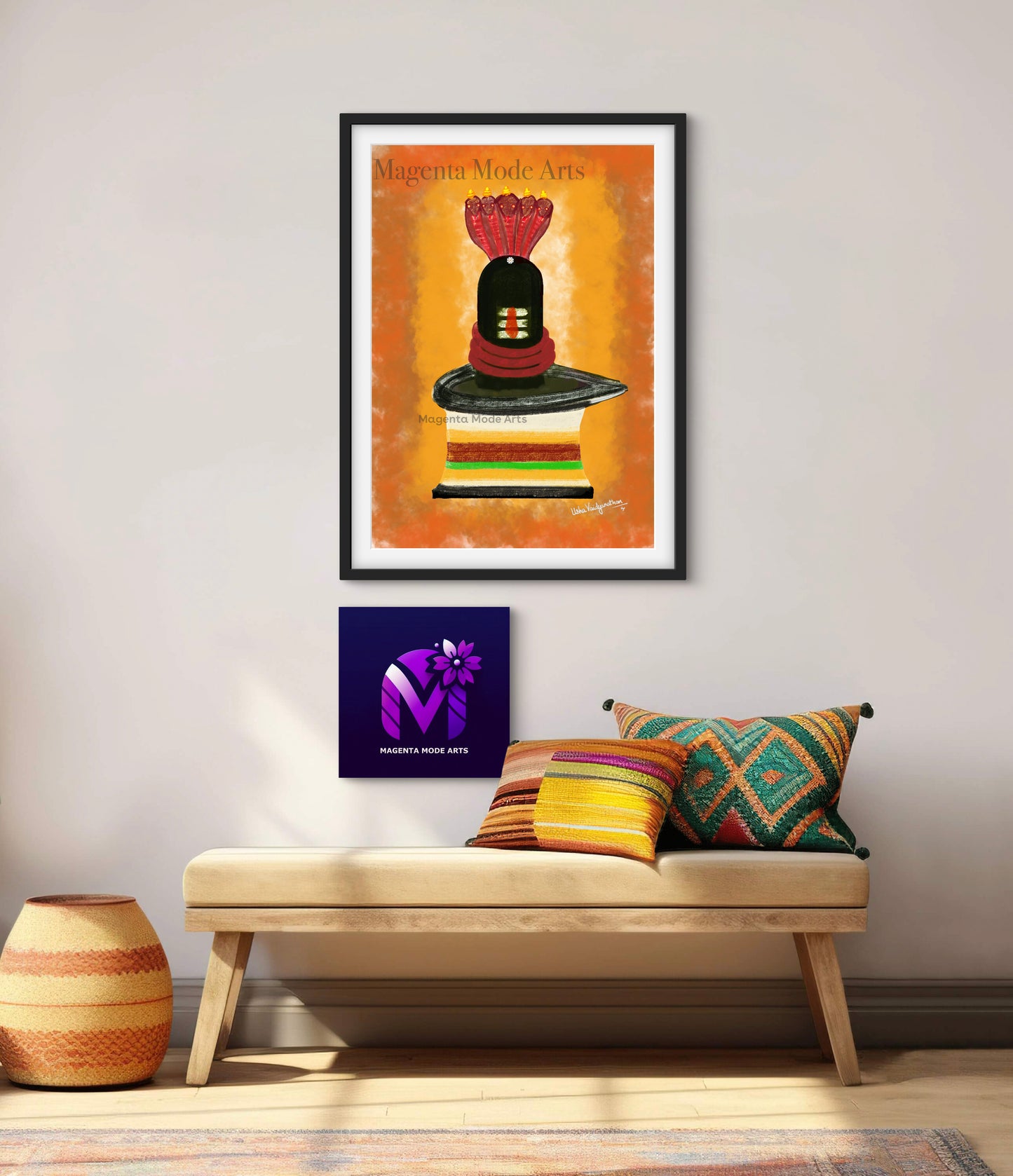 Maha Shiva Rathri - Rolled Poster Art (no frame included)