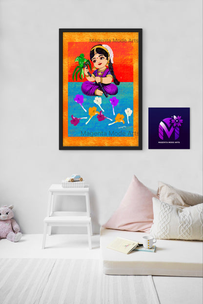 Kanya Kamakshi - Framed Art